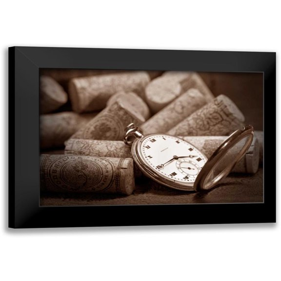 McNemar, C. Thomas 14x11 Black Modern Framed Museum Art Print Titled - Wine Corks Still Life V