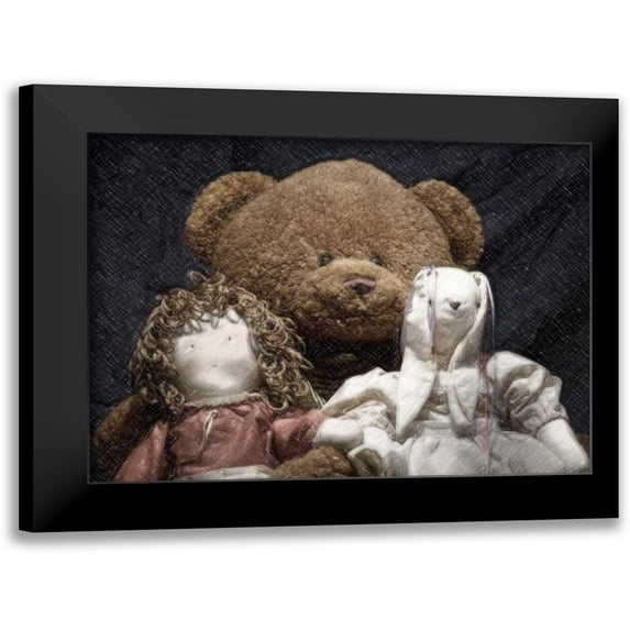 McNemar, C. Thomas 18x15 Black Modern Framed Museum Art Print Titled - Best Friends