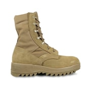 McRae Footwear Hot Weather Coyote Ripple Sole Combat Boot w/ Vibram Ripple Outsole, Coyote, 11, Wide