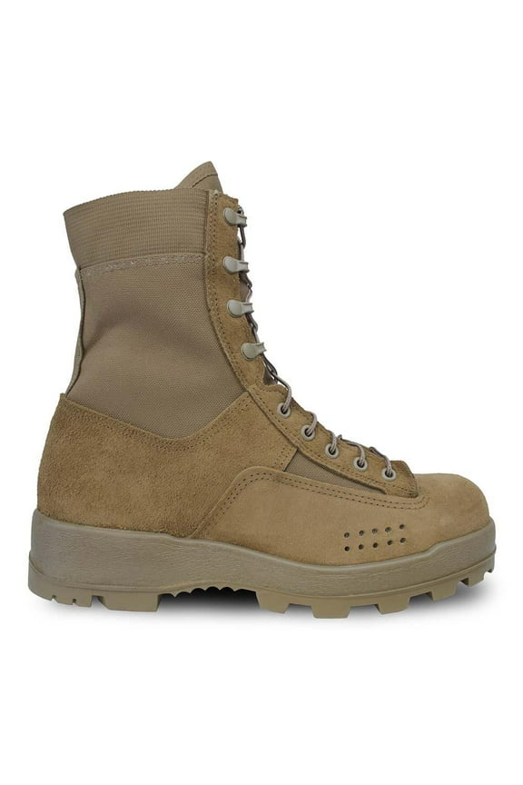 BII Army Hot Weather Jungle Boot w/ Vibram Panama Outsole, Coyote, 8, Wide