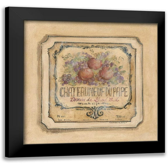 McRostie, Kate 12x12 Black Modern Framed Museum Art Print Titled - Chateauneue du