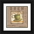 thumbnail image 1 of McRostie, Kate 12x12 Black Ornate Wood Framed with Double Matting Museum Art Print Titled - Cafe Valencia IV, 1 of 4