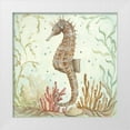 thumbnail image 1 of McRostie, Kate 12x12 White Modern Wood Framed Museum Art Print Titled - Seahorse IV, 1 of 4