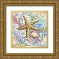 thumbnail image 1 of McRostie, Kate 15x15 Gold Ornate Wood Framed with Double Matting Museum Art Print Titled - Low Tide II, 1 of 4