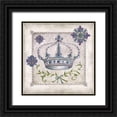 thumbnail image 1 of McRostie, Kate 20x20 Black Ornate Wood Framed with Double Matting Museum Art Print Titled - Royal Crown IV, 1 of 4
