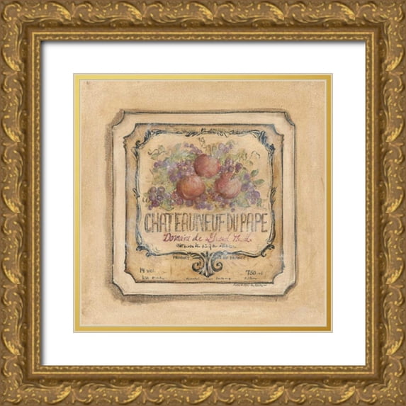 McRostie, Kate 20x20 Gold Ornate Wood Framed with Double Matting Museum Art Print Titled - Chateauneue du