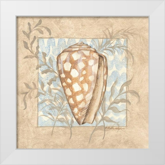 McRostie, Kate 26x26 White Modern Wood Framed Museum Art Print Titled - Seychelles Island I