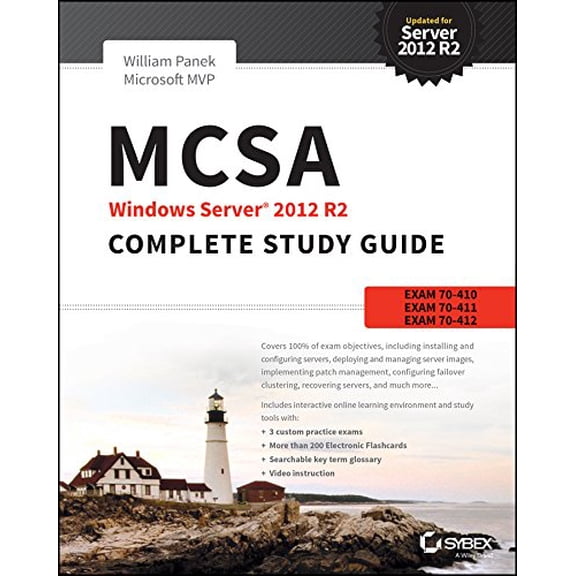 Pre-Owned MCSA Windows Server 2012 R2 Complete Study Guide: Exams 70-410, 70-411, 70-412, and 70-417