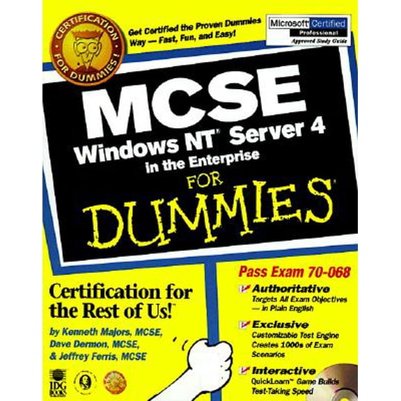 Pre-Owned McSe Windows Nt Server 4 in the Enterprise for Dummies (Paperback) 0764504010 9780764504013