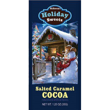 McSteven's Hot Chocolate, Holiday Sweets Salted Caramel Cocoa, 1.25 Ounce Pack - 5 Packs