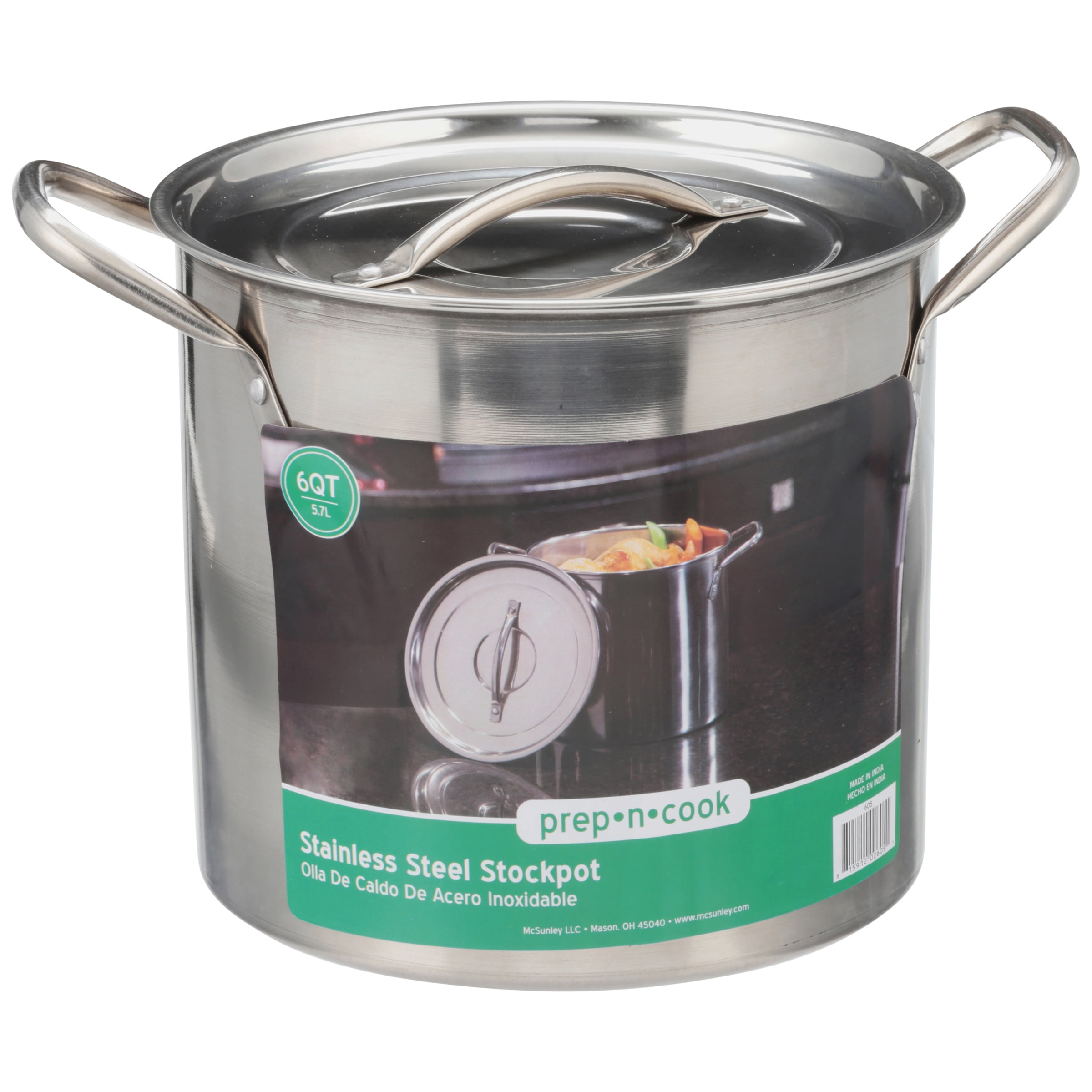 McSunley 6-Quart Stainless Steel Basic Stockpot