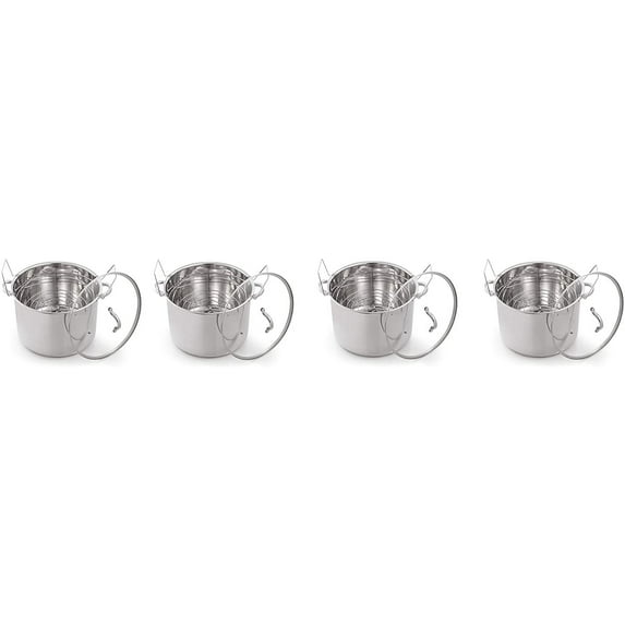 McSunley 620 Medium Stainless Steel Prep N Cook Water Bath Canner, 21.5 Quart, Silver Pack of 4
