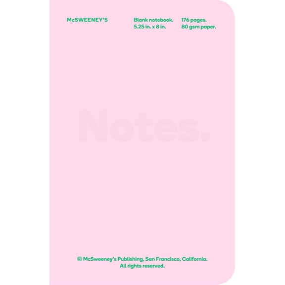 McSweeney's Blank Vinyl Notebook, (Hardcover)