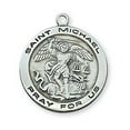 thumbnail image 1 of McVan  0.87 x 0.75 x 0.7 in. Sterling Silver St. Michael Pendant, 1 of 1