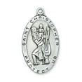 thumbnail image 1 of McVan  1.44 x 0.82 x 0.12 in. Sterling Silver St.Christopher Pendant, 1 of 1