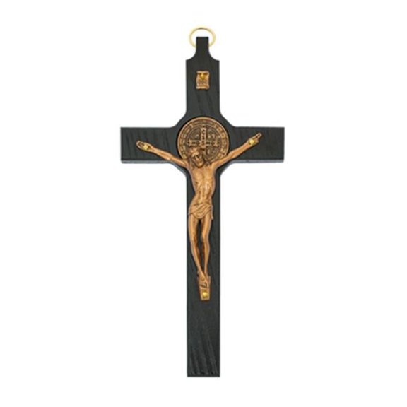 McVan 80-10 8 in. Painted Wood Copper ST Benedict Boxed, Black