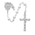 thumbnail image 1 of McVan C65RW 5 mm Imitation Pearl Communion Rosary Boxed, 1 of 1