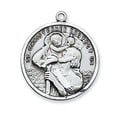 thumbnail image 1 of McVan L109 1.14 x 1.08 x 0.9 in. Sterling Silver St.Christopher Pendant, 1 of 1