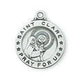 thumbnail image 1 of McVan L700CL 0.75 x 0.63 x 0.6 in. Sterling Silver St. Clare Pendant, 1 of 1