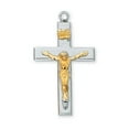 thumbnail image 1 of McVan L7019 1.22 x 0.7 x 0.5 in. Sterling Silver Two Tone Crucifix Pendant, 1 of 1