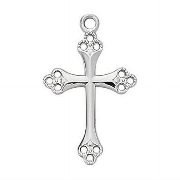 McVan L9148 0.94 x 0.59 x 0.5 in. Sterling Silver Cross Pendant