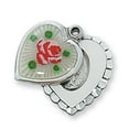 thumbnail image 1 of McVan LM6DH 0.68 x 0.59 x 0.17 in. Sterling Silver CloisonneMiraculous Pendant, 1 of 1