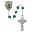 thumbnail image 1 of McVan R206DF 7 mm Shamrock St.Patrick Cross Rosary Set - Green, 1 of 2