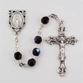 thumbnail image 1 of McVan R391-GAG 6 mm Glass January Cross Rosary Set - Dark Red, 1 of 1