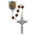 thumbnail image 1 of McVan R538DF 7 mm Our Lady of Perpetual Help Cross Rosary Set - Red, 1 of 1