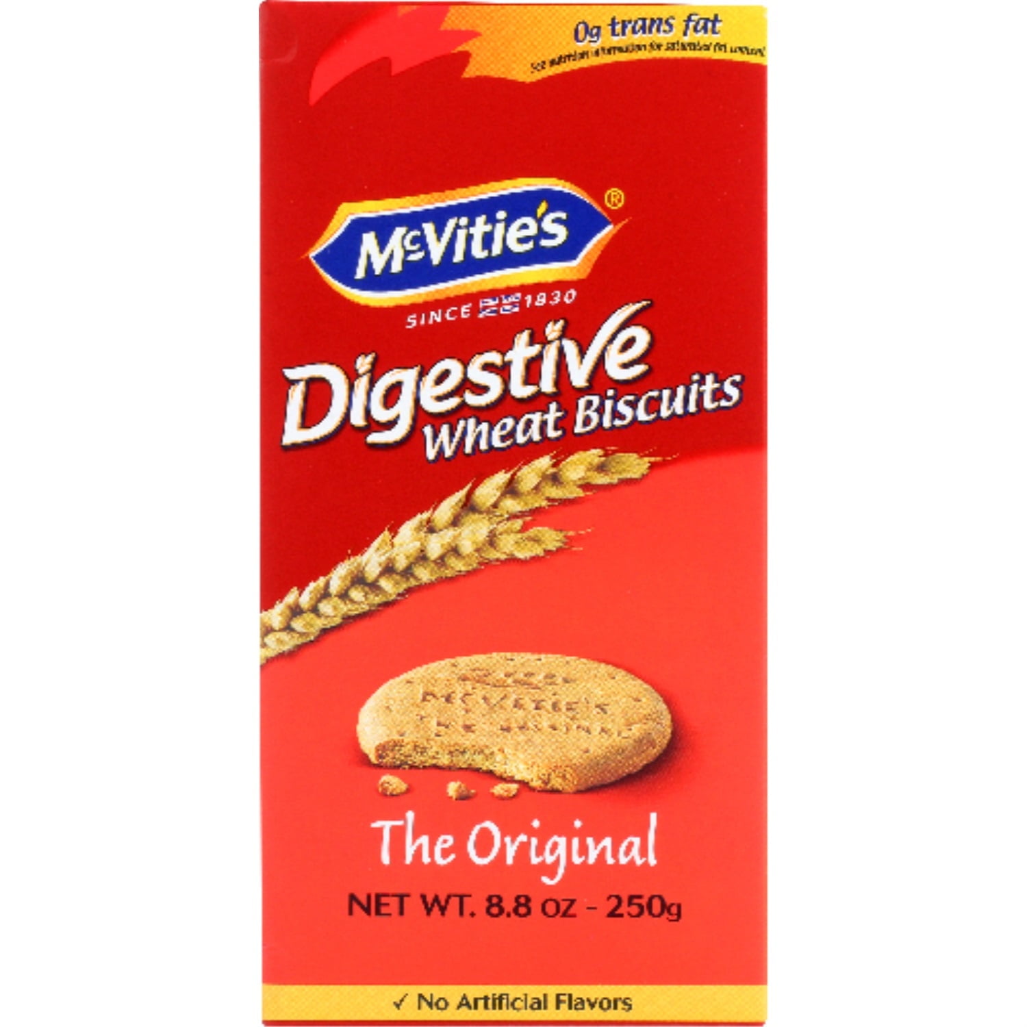 McVitie's Cholesterol-Free Digestive The Original Wheat Biscuits, 8.8 Oz.