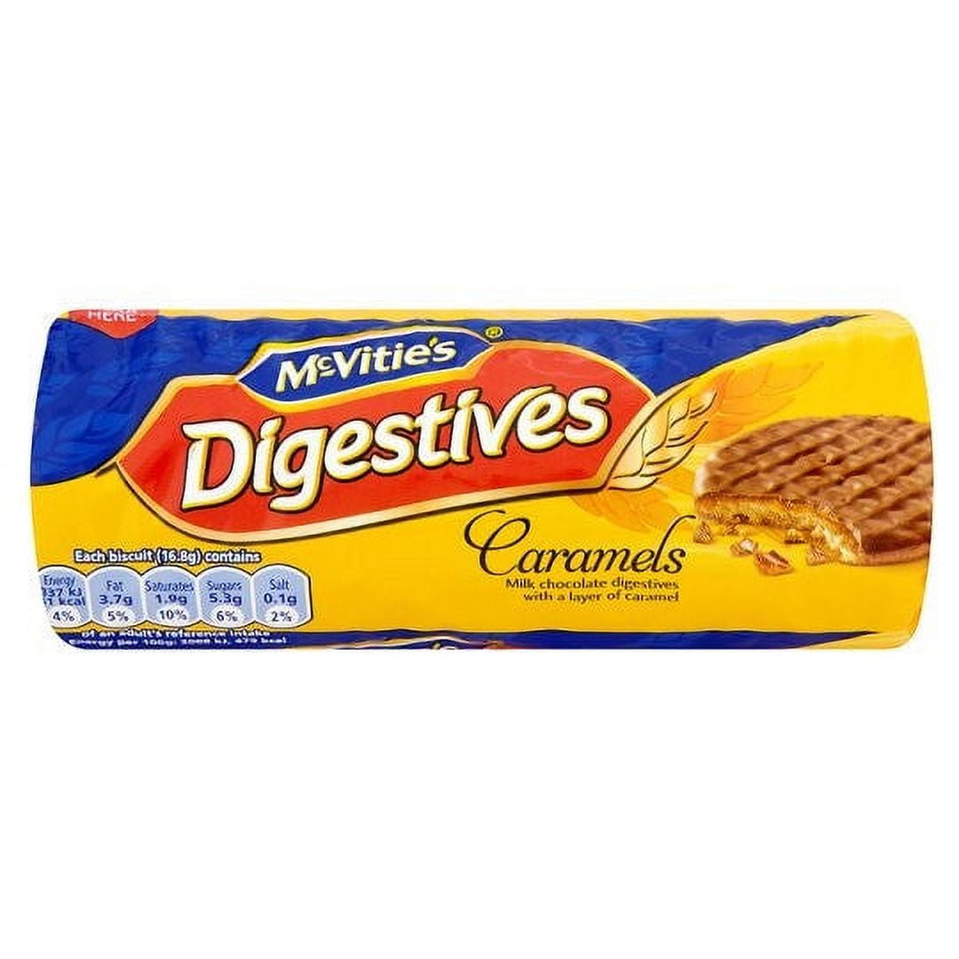 McVitie's Digestives Milk Chocolate & Caramel (250) Pack of 2