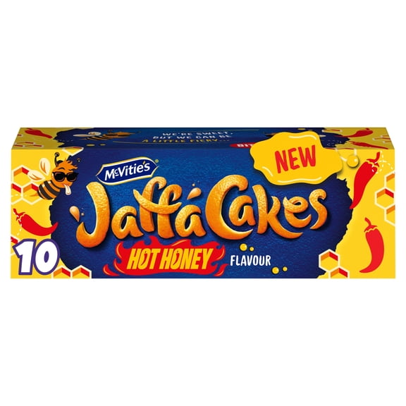 McVitie's Jaffa Cakes - Hot Honey Flavour 10 Pack, Imported from Britain