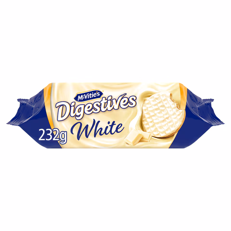 McVitie's White Digestive Biscuits 232g - Biscuits from England