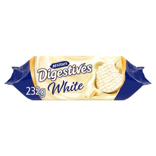 McVitie's White Digestives Biscuits 232g, British Import (Pack of 2)