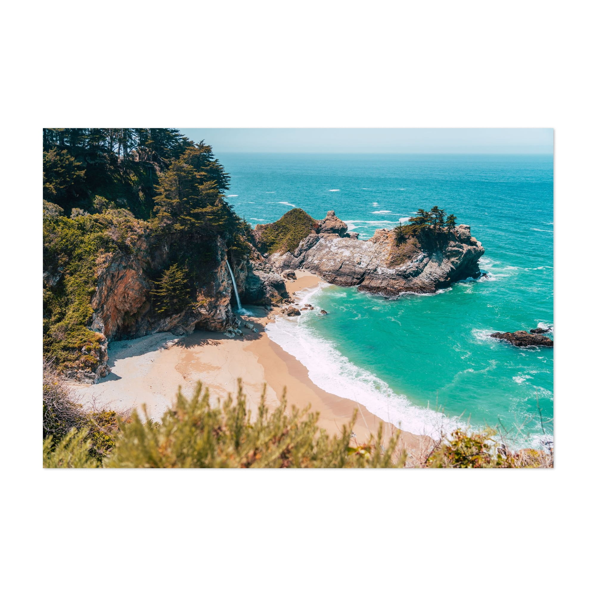 McWay Falls - Big Sur California Photography Beach Coastal Waterfall ...