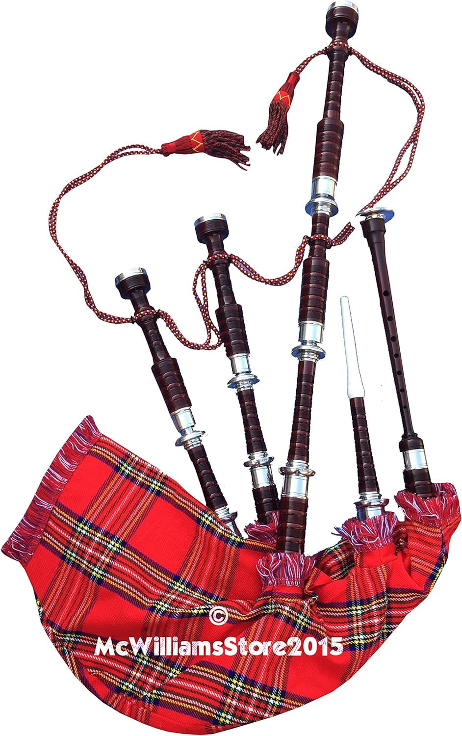 McWilliams BAGPIPES, SCOTTISH HIGHLAND BAGPIPE FOR BEGINNER ADULT ROYAL