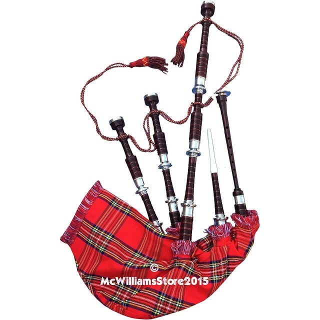 McWilliams BAGPIPES, SCOTTISH HIGHLAND BAGPIPE FOR BEGINNER ADULT ROYAL