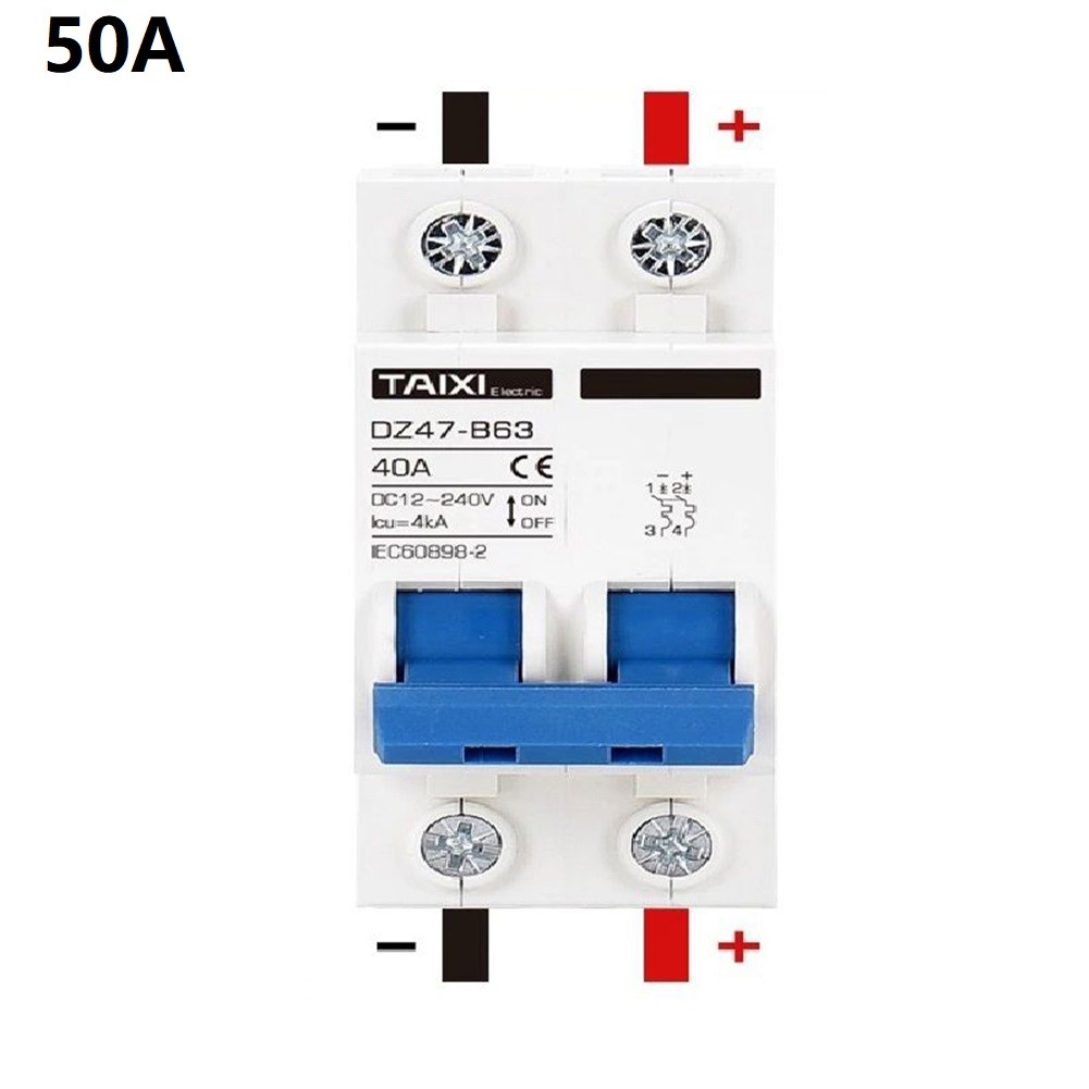 Mcb Car Battery Protector Circuit Breaker Dc Protection Switch Isolator