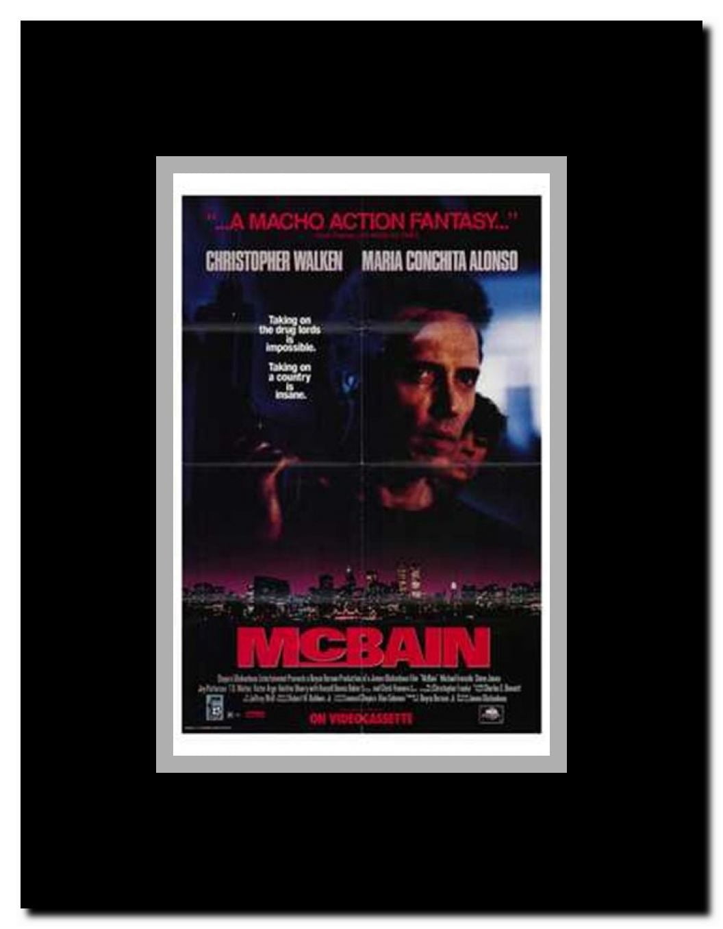 Mcbain Framed Movie Poster