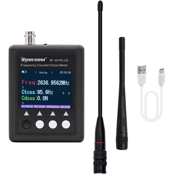 Mcbazel Surecom SF401 Plus 27Mhz-3000Mhz Radio Portable Frequency Counter Meter