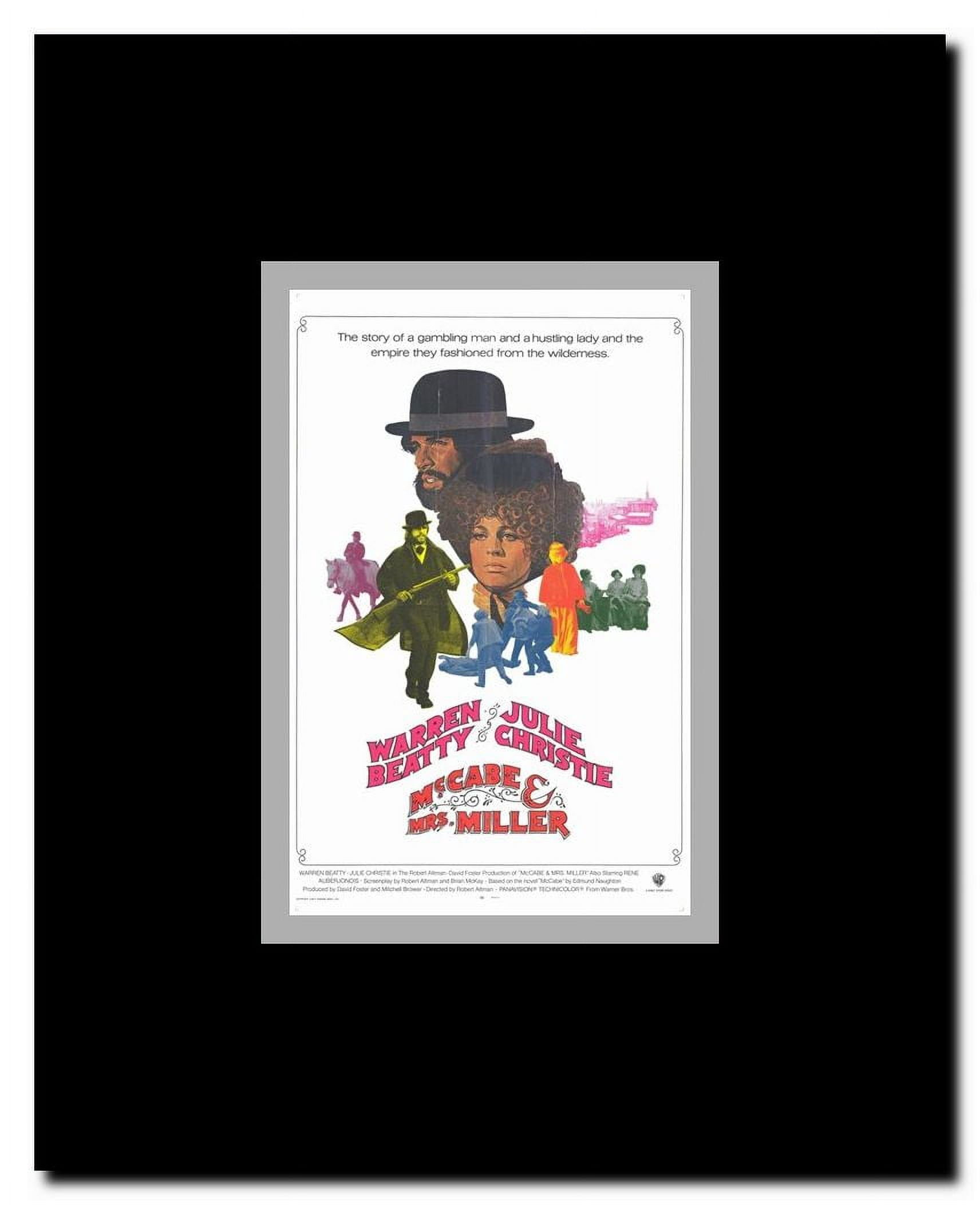 Mccabe and Mrs Miller Framed Movie Poster