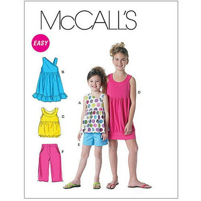 Mccall's Pattern Children's And Girls' T