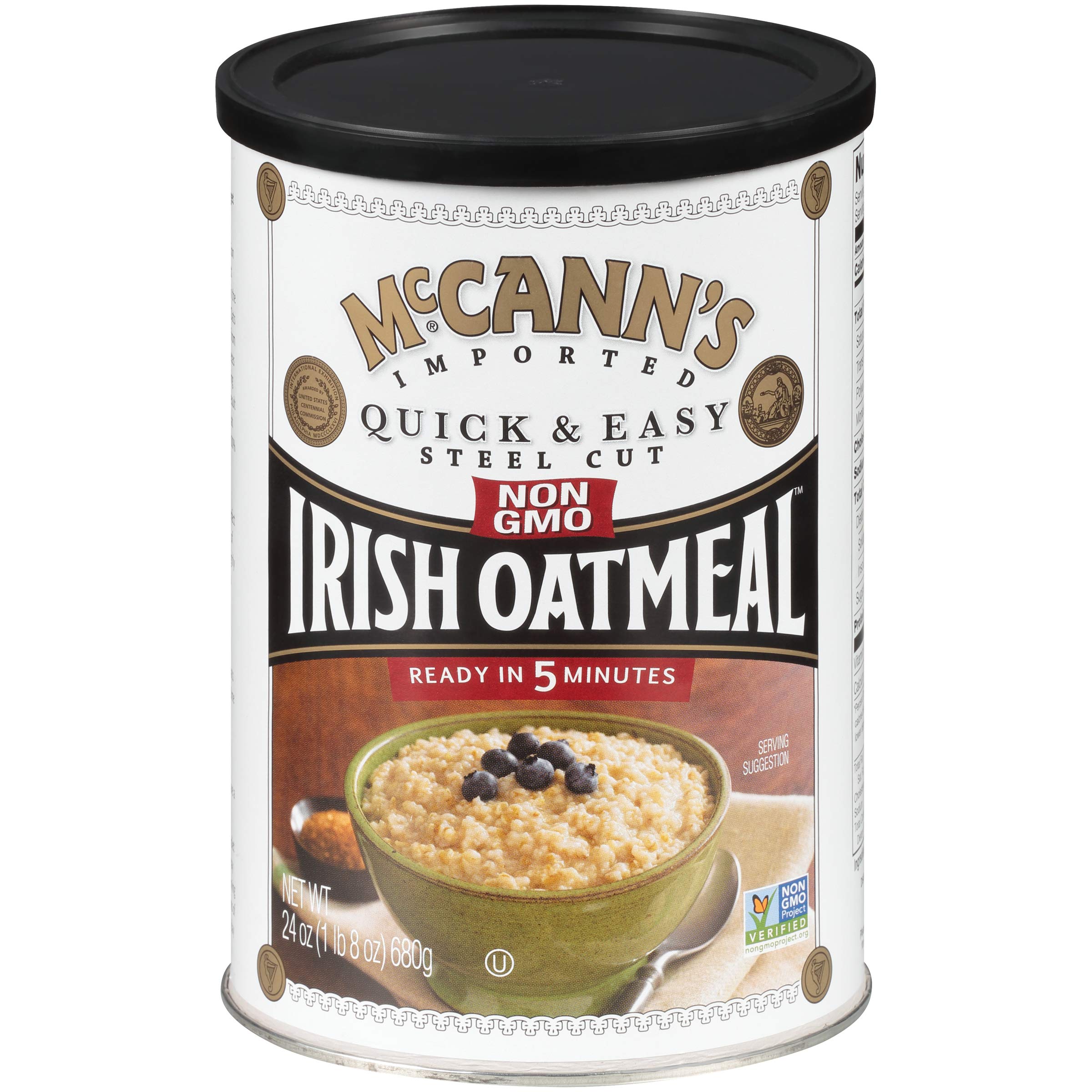Mccann,S Irish Oatmeal, Quick & Easy Steel Cut Oats, 24 Ounce - image 1 of 3