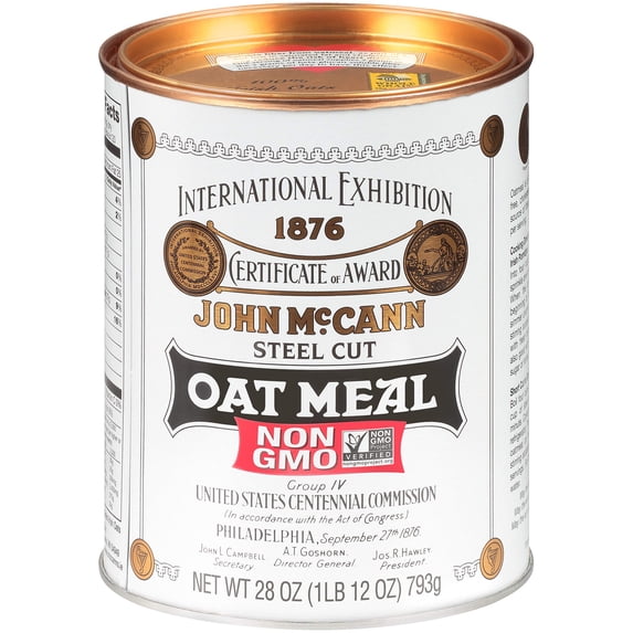Mccann,S Irish Oatmeal, Traditional Steel Cut Oats, 28 Ounce (Pack Of 12)