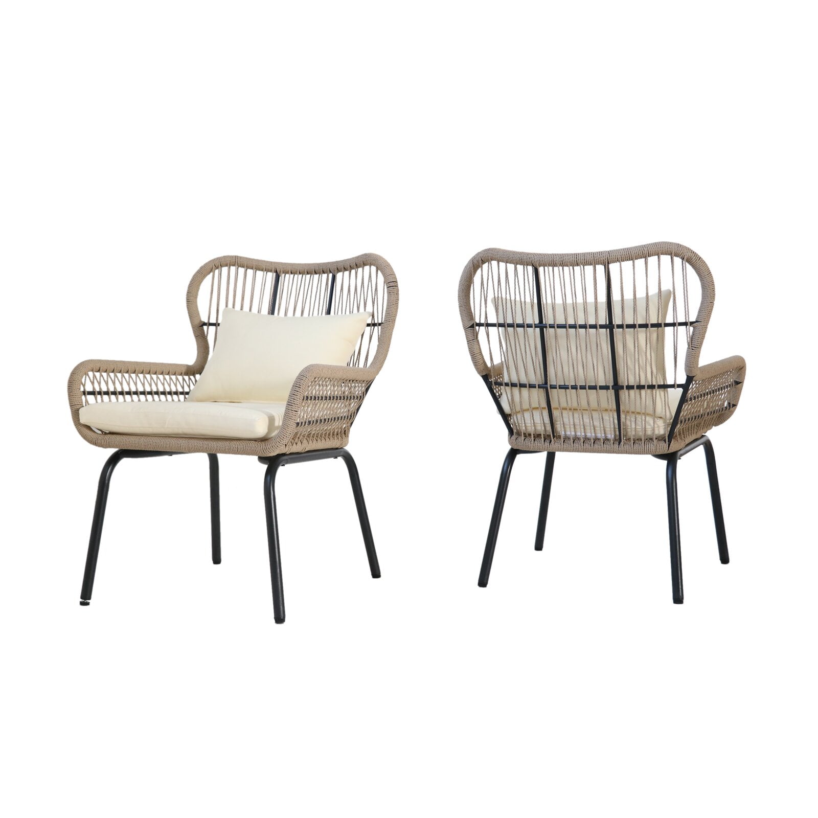 Mcclurg Patio Chair with Cushions Overall 33.75 H x 24.75 W x 26.25 D Reclining No