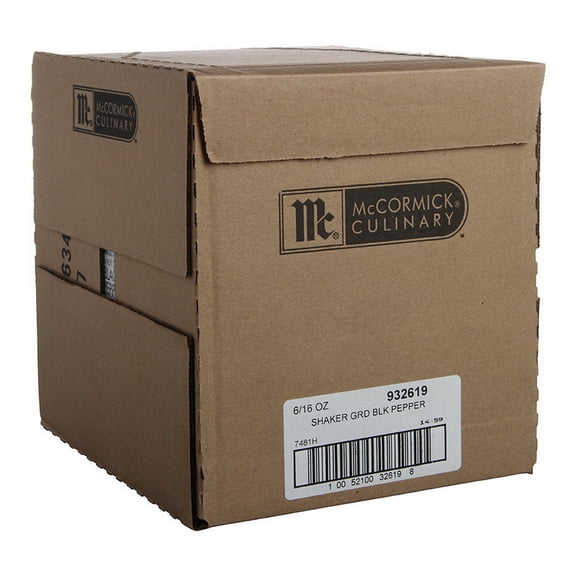 Mccormick 932619 Pepper Black Shaker Grind
