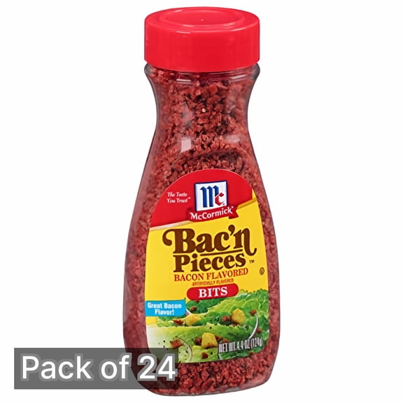 McCormick Bac'n Pieces Bacon Flavored Bits 4.4 oz (Pack of 24)