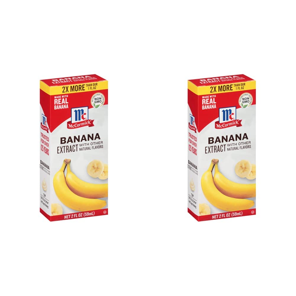 Mccormick Banana Extract With Other Natural Flavors, 2 Fl Oz (Pack Of 2