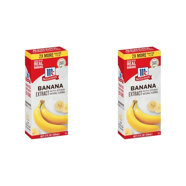 Mccormick Banana Extract With Other Natural Flavors, 2 Fl Oz (Pack Of 2