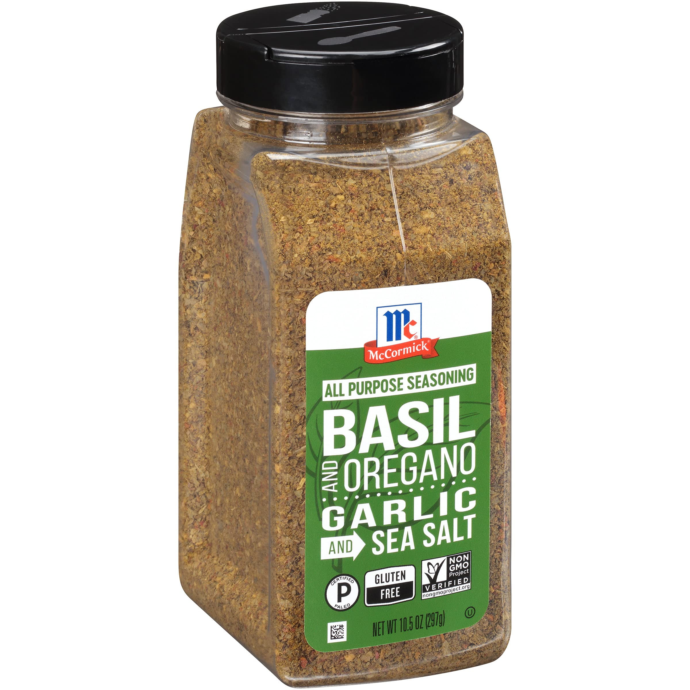 Mccormick Basil And Oregano, Garlic And Sea Salt All Purpose Seasoning